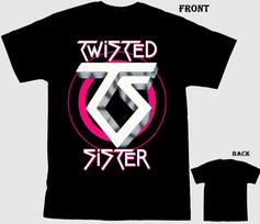 NAJIS Twisted Sister Grupės Logotipo Marškinėliai Visų Dydžių S-5XL Dovana Gerbėjui Unisex Marškinėliai XXL