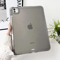 With Pencil Slot Tablet Case for IPad 2025 2024 6 7 8 9 10th 11th Generation Case Air 4 5 Pro 10.2 10.9 11 Inch Mini Clear Cover Pro 11inch 2020 2021 rožinė