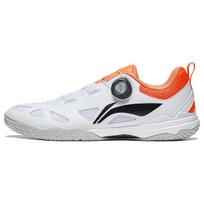 Li Ning Mage Pe Patogus amortizavimas Žemi stalo teniso bateliai Unisex Balti Oranžiniai APPU017-1 41