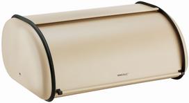 Didelė 44cm matinės smėlio spalvos plieninė duonos dėžutė KINGHOFF KH-1866