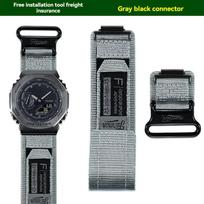 skirta Casio aštuonkampiams Hachioji 5611 GM2100/GBM-2100 serijos drobės nailono laikrodžio dirželiams alpinizmo vyriškiems apyrankės aksesuarams GM2100GBM-2100