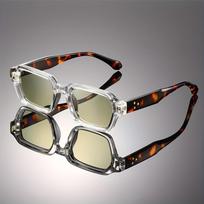 High-end retro square full-frame decorative lenses, classic, durable and versatile for both men and women juoda