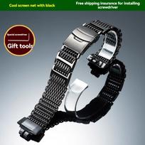 GBD 200 Laikrodžio apyrankė G-SHOCK Casio GBD-200-1A GBD-200RD-4 serijoms Nerūdijančio plieno dirželis metalinė apyrankė Vyriški laikrodžio aksesuarai GBD-200mm