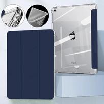 Dėklas IPad A16 2025, magnetinis, trijų dalių stovas, skaidrus dangtelis su pieštuku IPad 11-osios kartos A3355A3356 planšetiniam kompiuteriui, dėklas 11 iPad A16 11th 2025 šviesiai pilka spalva