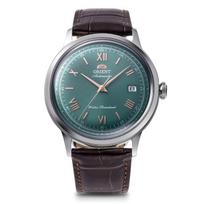Orient Bambino Classic Automatic Men's Watch, RN-AC0023E, Sunburst Green Dial, Domed Crystal, Japanese Movement, Manufacturer's Warranty, Brand New žalia