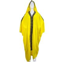 Maroko Kaftanas Dubajaus Su Gobtuvu Maxi Suknelė Šikšnosparnio Rankovėmis Farasha Kaftanas Musulmonų Moterims Afrikos Atviras Kimono Boubou Vakarinės Suknelės One Size white
