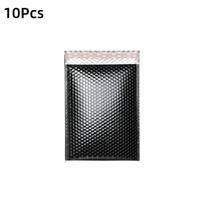 10Pcs 18cm Bubble Mailers Pearlescent Film Foam Envelope New Holographic Shipping Bags Black