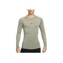 Nike Pro patogūs greitai džiūstantys minkšti kvėpuojantys fitneso marškinėliai vyriški viršutiniai drabužiai šviesiai armijos žalias juodas FB7920-320 S