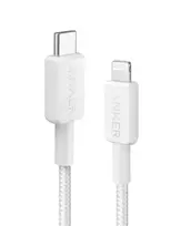 Laidas Anker 322 USB-C to Lightning Cable (3ft Braided) White