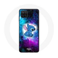 Dėklas - Maniacase - Galaxy A12 - Stitch Ohana - Lankstus - Spalvotas