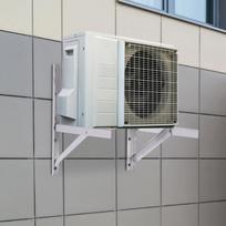 2 vnt. Tvirtas 1,5P sieninis oro kondicionieriaus laikiklis Patvarus sutvirtintas AC stovas Lauko laikiklis Padalinto tipo pakabinamas stovas Aukštos kokybės sidabras