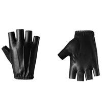 Vyriškos pirštinės be pirštų PU odos motorinės punk pirštinės Vyriškos kumštinės pirštinės juodos puspirštės vairavimo lauke pirštinės Guantes Ciclismo 2025 m. One Size