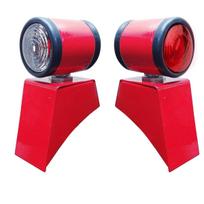 ATJ2071 Butler Style Side / Tail Light Assembly with Bracket – 12V Bulbs – Compatible with Massey Ferguson, Case IHC & Nuffield Tractors (Red) raudona
