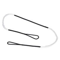 175 svarai tiesus lankas poliesterio pluošto stygos arbaleto stygos treniruočių stygos 26,5  lanko stygos juoda/balta