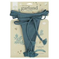 Medvilninė vėliavėlių girlianda 'Vintage blue'