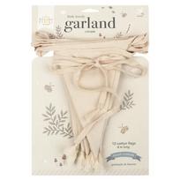Medvilninė vėliavėlių girlianda 'Cream'