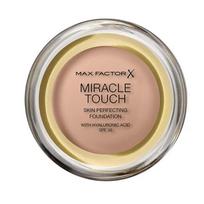 „Max Factor Miracle Touch Skin Perfecting Foundation“ makiažo pagrindas SPF30, 045, šiltas migdolas