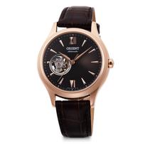 Orient Automatinis su japonišku atviru rudu laikrodžiu, Mechaninis, Gamintojo garantija, Širdis, RN-AG0727Y, Moteriškas,