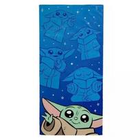 Star Wars: rankšluostis su Grogu raštais - 70 x 140 cm