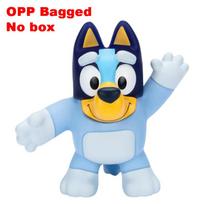 Bluey Anime Figures Interesting Decompression Toys Stretchable Super Elastic Soft Rubber Anime Dolls Children's Gift