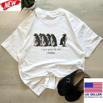 Naujas Vintažinis Rockhopper Penguin National Geographic marškinėliai Perprintas Dovana Gerbėjams Unisex Marškinėliai L
