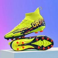 Nauji vyriški futbolo bateliai Rungtynėms Futbolo bateliai Kvėpuojantys sportbačiai Salės bateliai su dygliukais Itin lengvi Ilgi dygliukai Treniruotėms Dropshipping 35