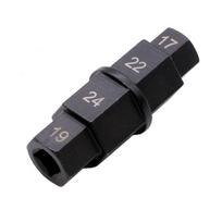 Multi Purpose Hex Key Socket 4-In-1 Spindle Driver Removal Useful Front Wheel Axle Removal Tool