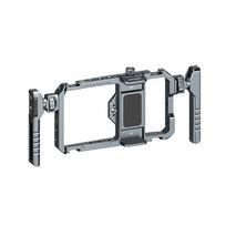Professional Smartphone Cage Double Handle Design Multiple Cold Shoe Mounts 1/4in Screw Hole Universally Compatibility 1