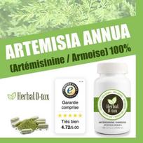 Maisto papildas Herbal D-tox Artemizininas ~ Pelynas (Pelynas) 100% Grynas, 100 kapsulių x 500 mg