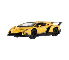 Nuotoliniu būdu valdomas Lamborghini RC automobilis, 3xAA + 2xAA, geltonas