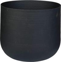 Lauko vazonas, metalinis, juodos sp., 41 x 41 x 33 cm.