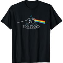 Pink Floyd The Dark Side of The Moon 50-mečio Prizmės Marškinėliai S juoda