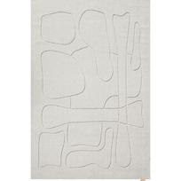 Iš vilnos kilimas šviesiai pilkos spalvos 200x300 cm Morphic – Agnella