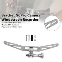 Laikiklis GoPro kamerai Vėjo deflektorius BMW R1300GS S1000XR F900XR F850GS Sidabrinis