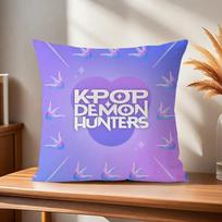 cushion Demon KPop Hunters cover Home Sofa living Room Office Coffee Shop Car Pillow Case 30cmx30cm