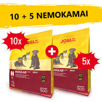 JOSERA JosiDog Regular 10x900g + 5x900g NEMOKAMAI!!!