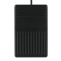 USB vieno pedalo jungiklis Daugiafunkcis Individualus kojinis pedalas Mechaninis jungiklis vaizdų įsigijimui Muzikos žaidimų valdymui juoda