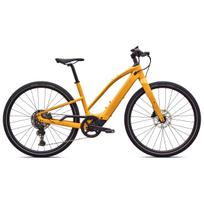 Specialized Turbo Vado SL 2 4.0 Step-Through elektrinis dviratis | Gloss Brassy Yellow - Metallic White Silver Frost Reflective