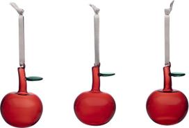 Iittala Kalėdiniai žaisliukai Iittala Apple raudonos spalvos 3 vnt.