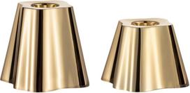 Iittala Žvakidės Aalto klasikinėms žvakėms 5 cm + 6,5 cm, žalvaris, 2 vnt.