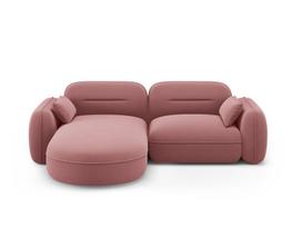 Minkštas kampas Cosmopolitan Design Sydney 3, rožinis, kairinis