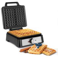 Waffle maker with 2 waffles, 1600W, stainless steel, power regulation, Teesa
