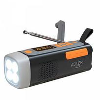 Adler ADLE AD1920 Emergency Radio with Solar Power AD1920