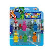 Statybiniai Rainbow Friends Blokeliai Žaislas Veiksmo Figūrėlė Vaikams Berniukams Mergaitėms Dovana Gimtadieniui Blisterboard