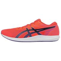 ASICS HYPER RACER Kvėpuojantys Bėgimo Bateliai Unisex Blizgantys Raudoni 1093A233-600 43.5