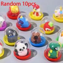 Non-Toxic Mini Transparent Globule Blind Box Twist Egg Cute Little Cartoon Pen Holder Capsule Toy Blind Box Fun & Festive Holiday Gift