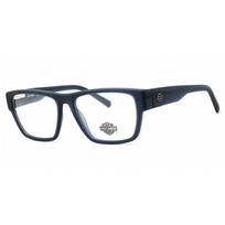 Harley Davidson Hd50110 085 Vyriški akiniai nuo regėjimo Opaque Light Blue/56-17-140
