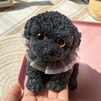 Teddy Dog Bear Squishy Toy Kid Soft Three-dimensional Pinch Big Dog Super Cute Stress Relieving Toy Relaxing Sensory Fidget Doll balta