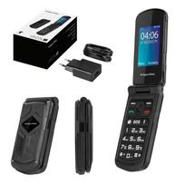 Kruger&Matz IRON 5 Atlenkiamas 4G Bluetooth Dvi SIM kortelės telefonas