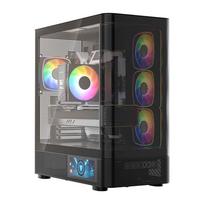 MODECOM Volcano Volcano AQ400 ARGB Midi Juodas